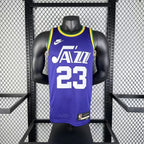 Lauri Markkanen Utah Jazz No.23 Throwback Jersey 2023-24 - View 11
