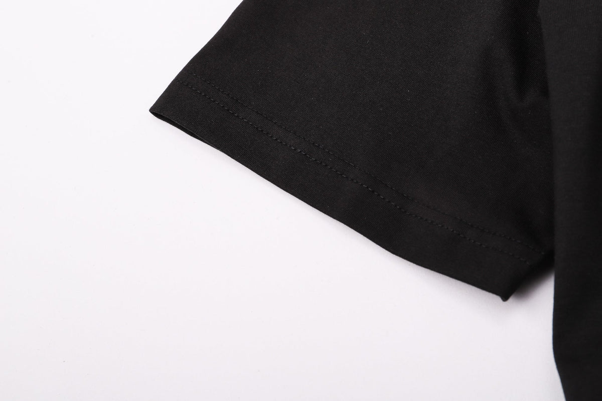 PP Black Cotton Streetwear T-Shirt #52 | Men's Tee