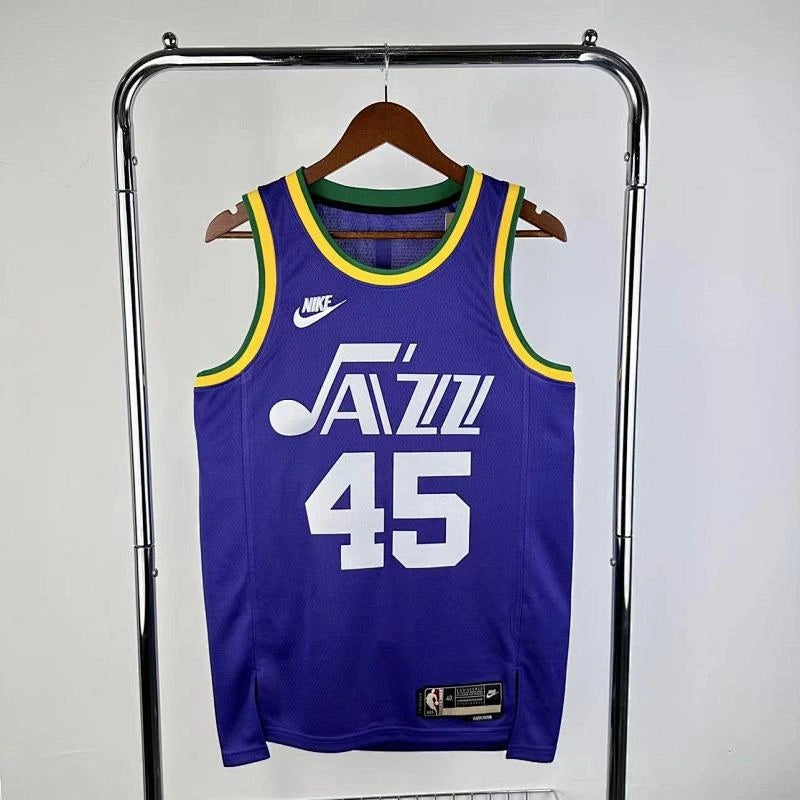 Donovan Mitchell Utah Jazz No.45 Throwback Jersey 2023-24 - View 10