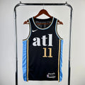 Trae Young Atlanta Hawks No.11 City Edition Jersey 2023-24 - View 1