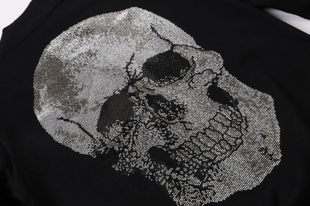 PP Black Cotton Sweatshirt #18 | Men's Streetwear