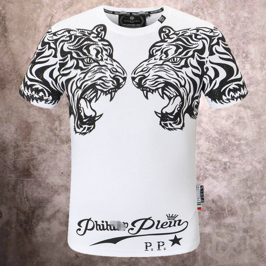 PP Black Cotton Street Style T-Shirt #35 | Men's Tee