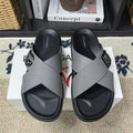 D*G Grey Men's Slides #58 | Men's Streetwear
