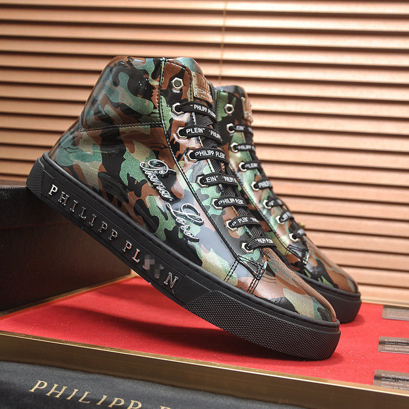 PP Black Casual Sneakers #73 | Men's Streetwear