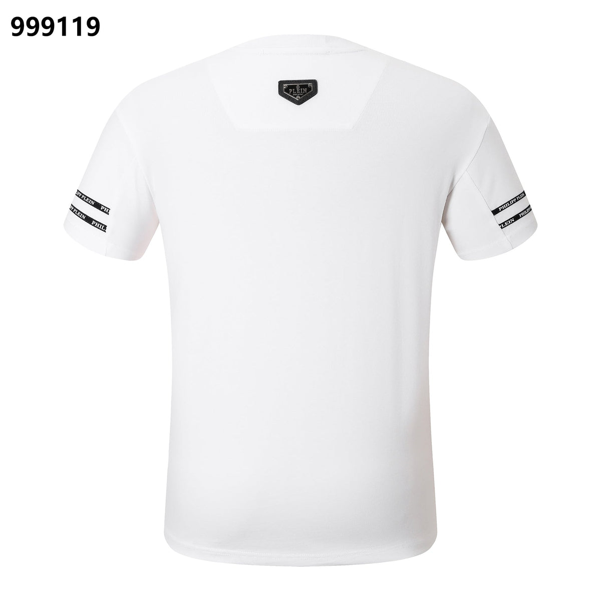 PP Black Cotton Streetwear T-Shirt #65 | Men's Tee
