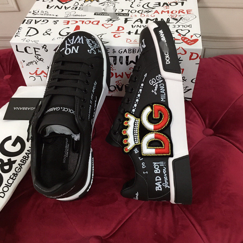 Black Leather Casual Sneakers #24 | Men's Streetwear