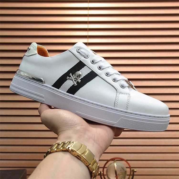 PP White Casual Sneakers #9539 | Men's Streetwear