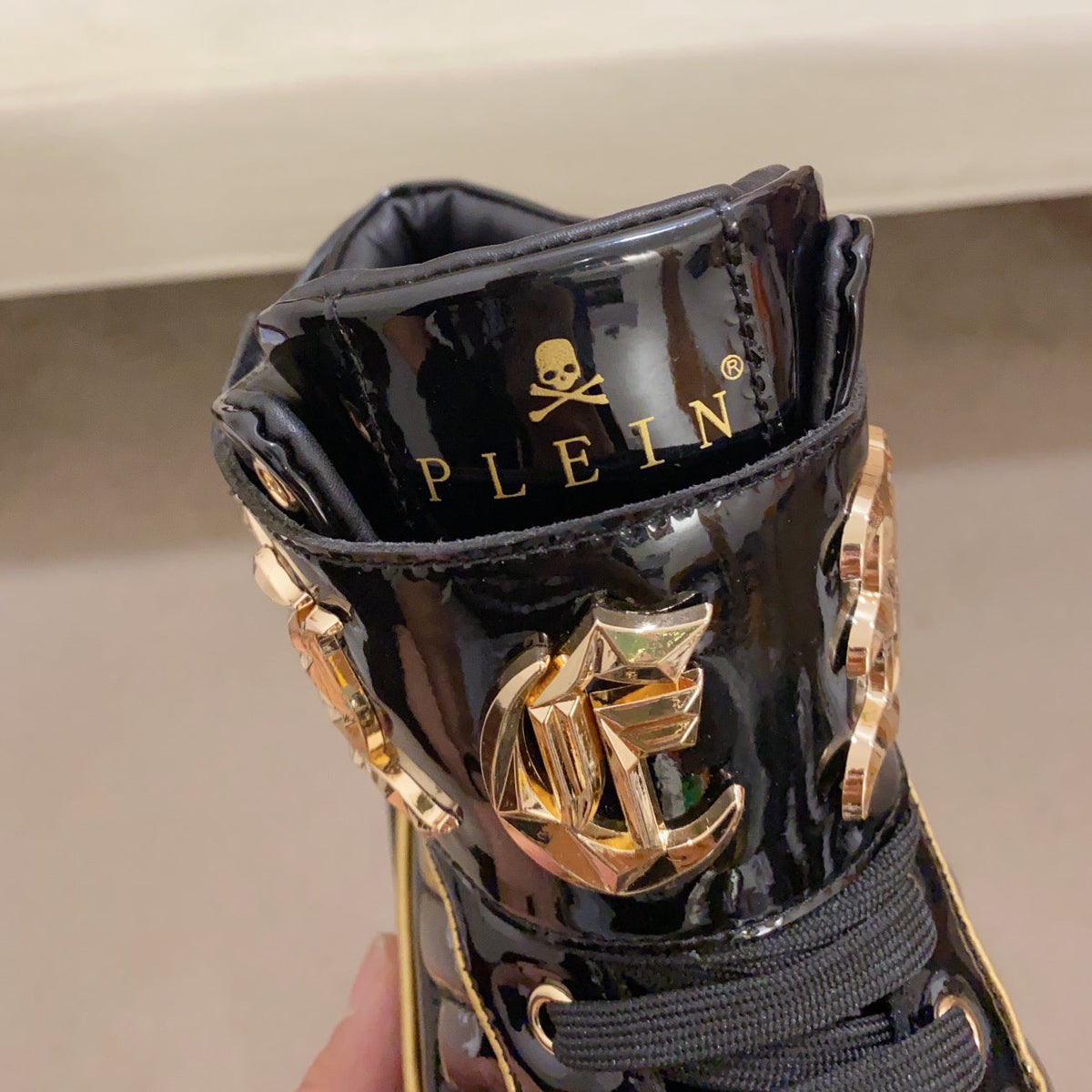 PP Black Casual Sneakers #78 | Men's Streetwear