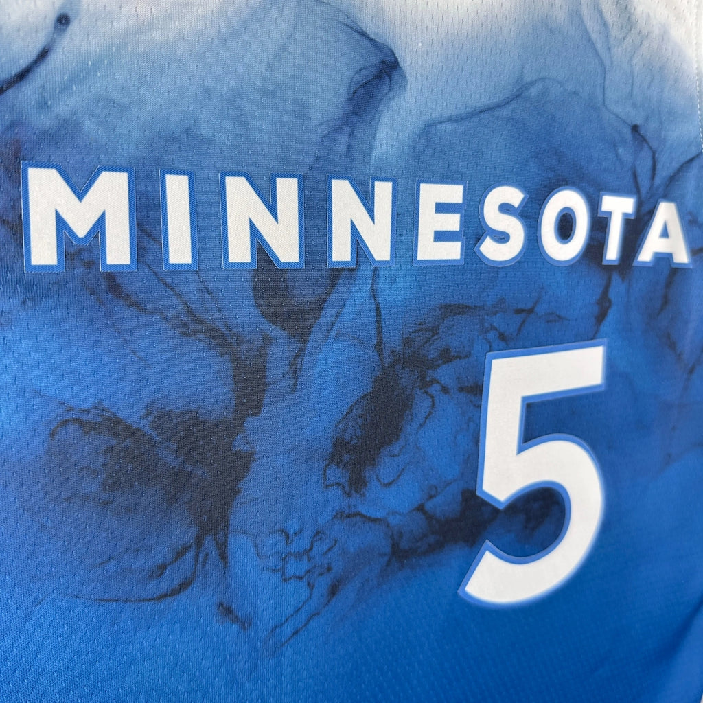 Anthony Edwards Minnesota Timberwolves No.5 City Edition Jersey 2023-24 - View 7