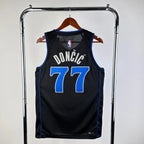 Luka Doncic Dallas Mavericks No.77 City Edition Jersey 2023-24 - View 6