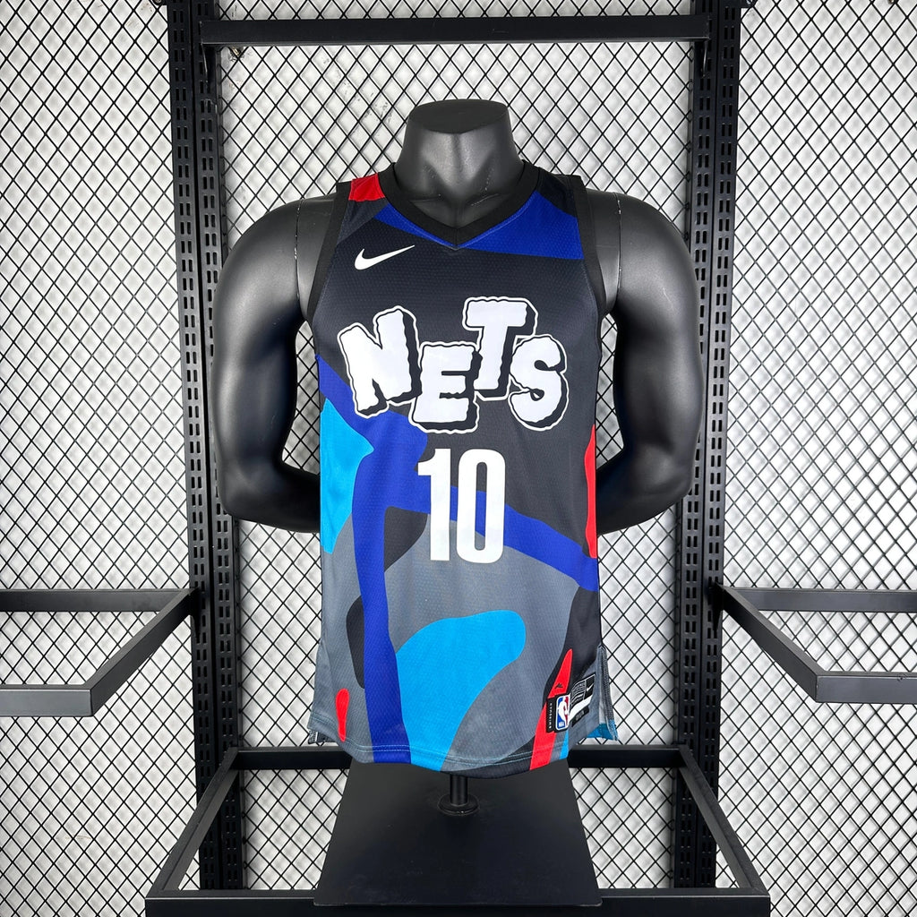 Anfernee Simons Brooklyn Nets No.10 City Edition Jersey 2023-24 - View 5