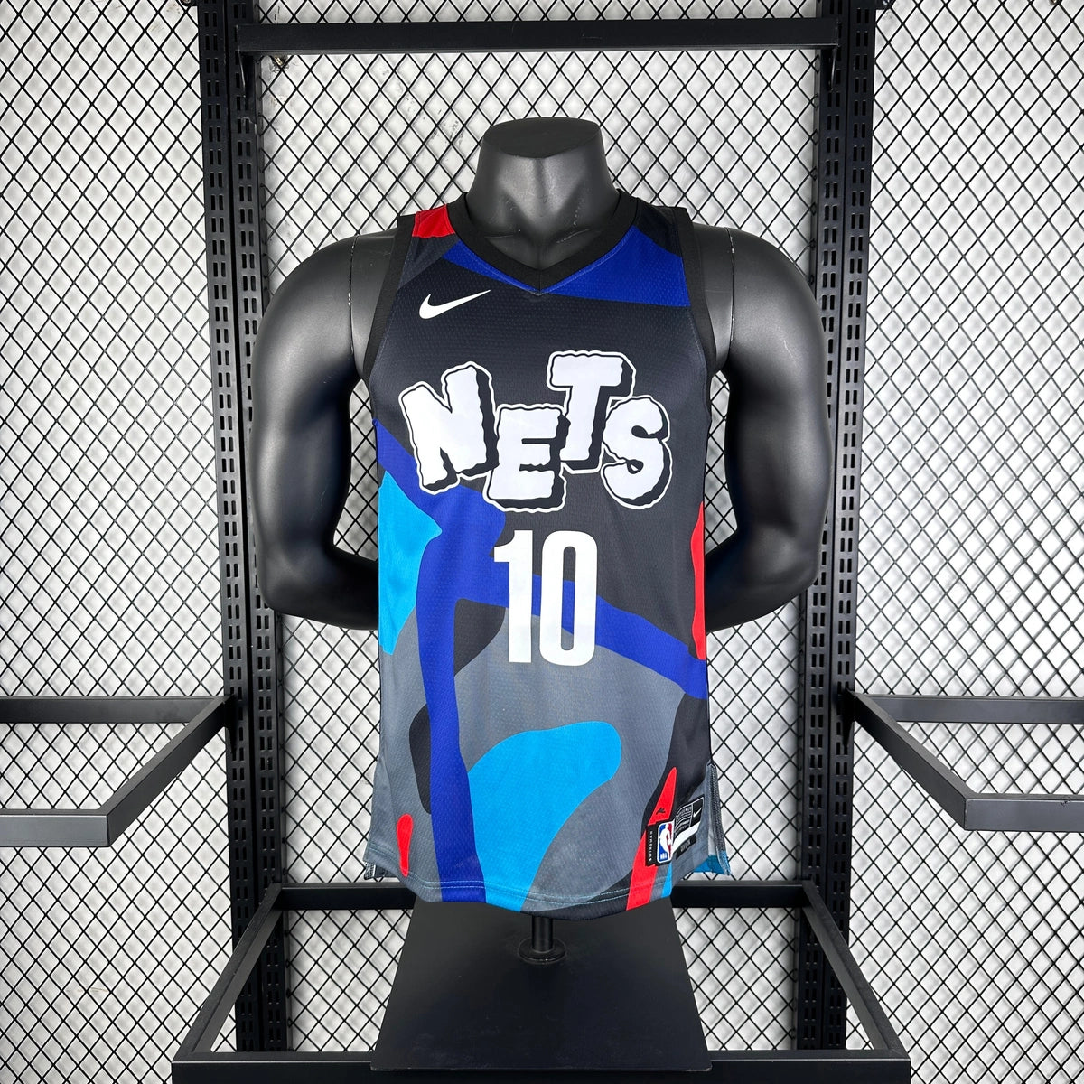 Anfernee Simons Brooklyn Nets No.10 City Edition Jersey 2023-24 - View 5