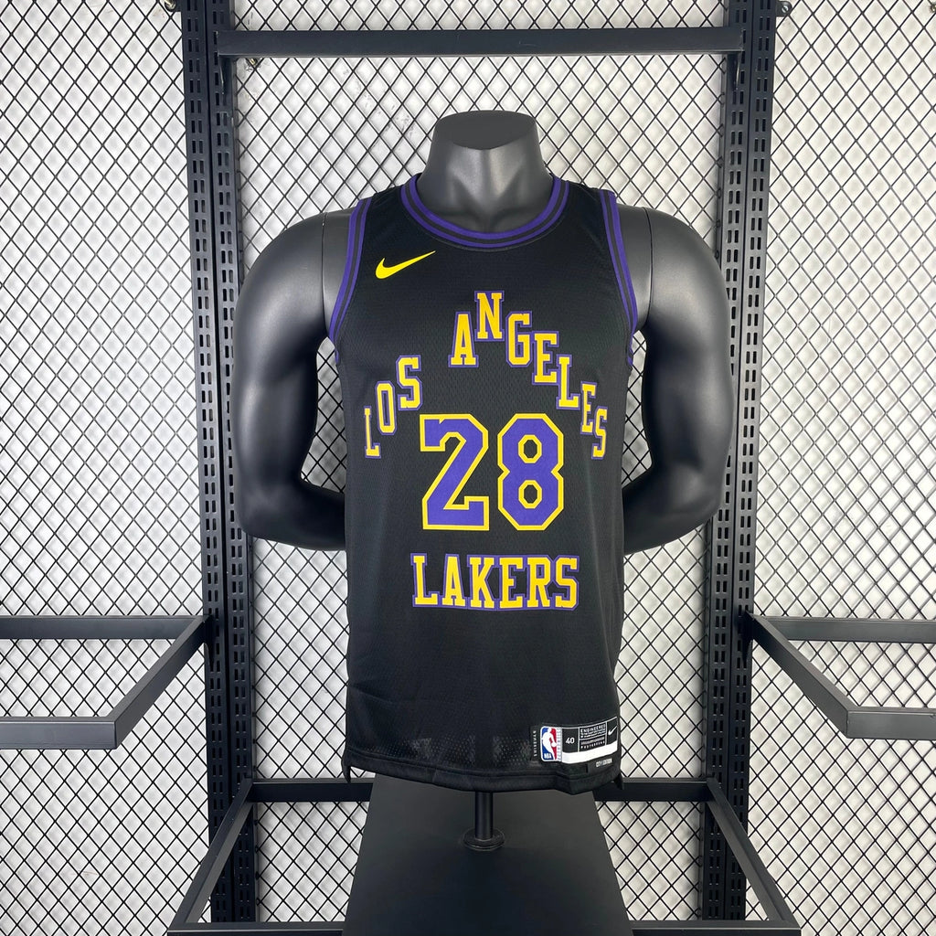 Rui Hachimura Los Angeles Lakers No.28 City Edition Jersey 2023-24 - View 5
