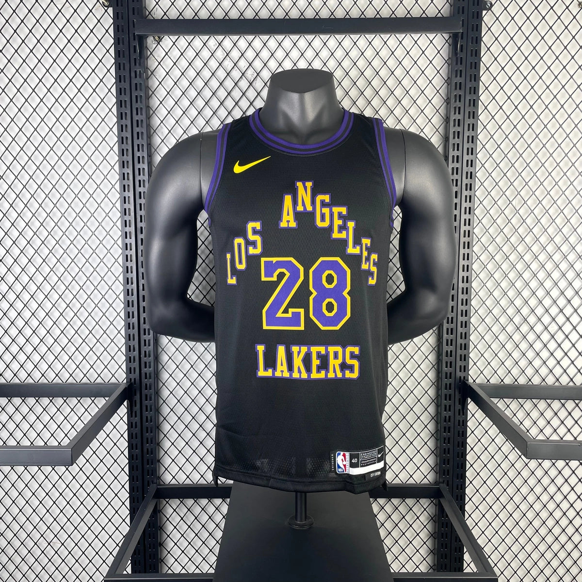 Rui Hachimura Los Angeles Lakers No.28 City Edition Jersey 2023-24 - View 5
