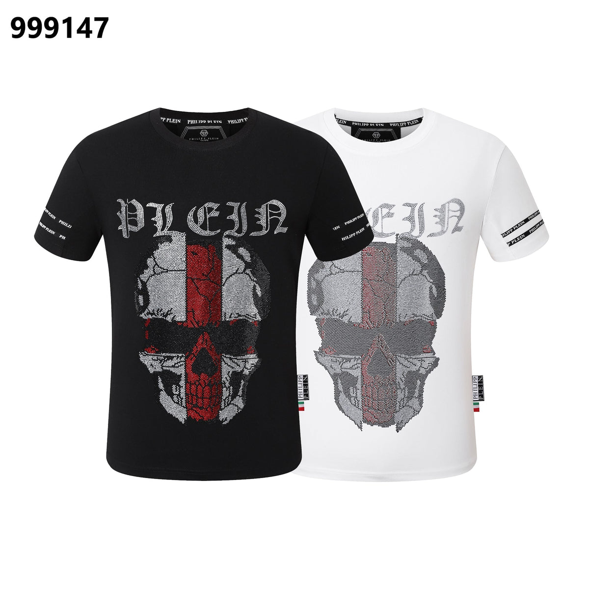 PP Black Cotton Streetwear T-Shirt #78 | Men's Tee