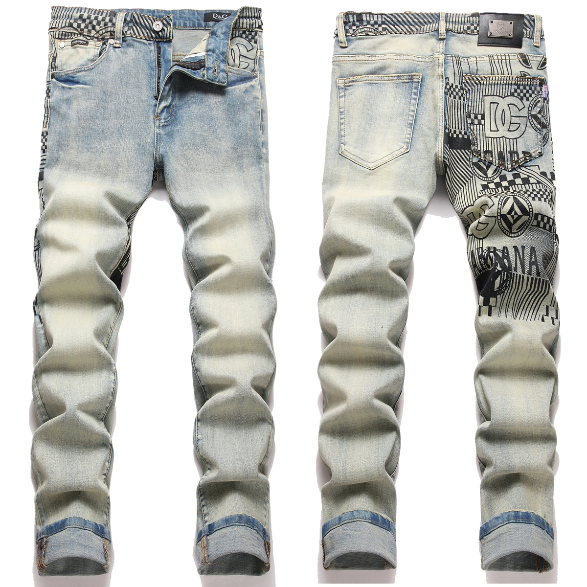 D*G Gray Jeans #7 | Men's Streetwear