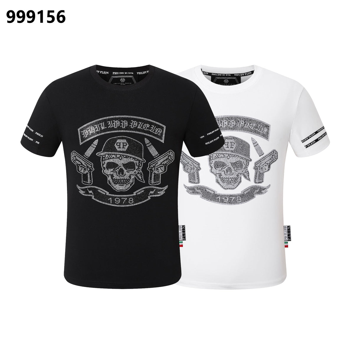 PP Black Cotton Street Style T-Shirt #69 | Men's Tee