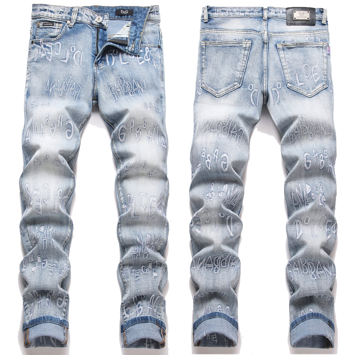 D*G Gray Jeans #8 | Men's Streetwear