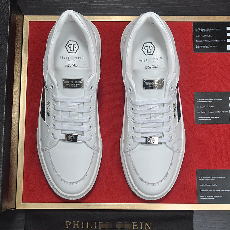 PP White Casual Sneakers #13 | Men's Streetwear