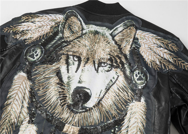 PP Black Leather Jacket #9 | Men's Streetwear