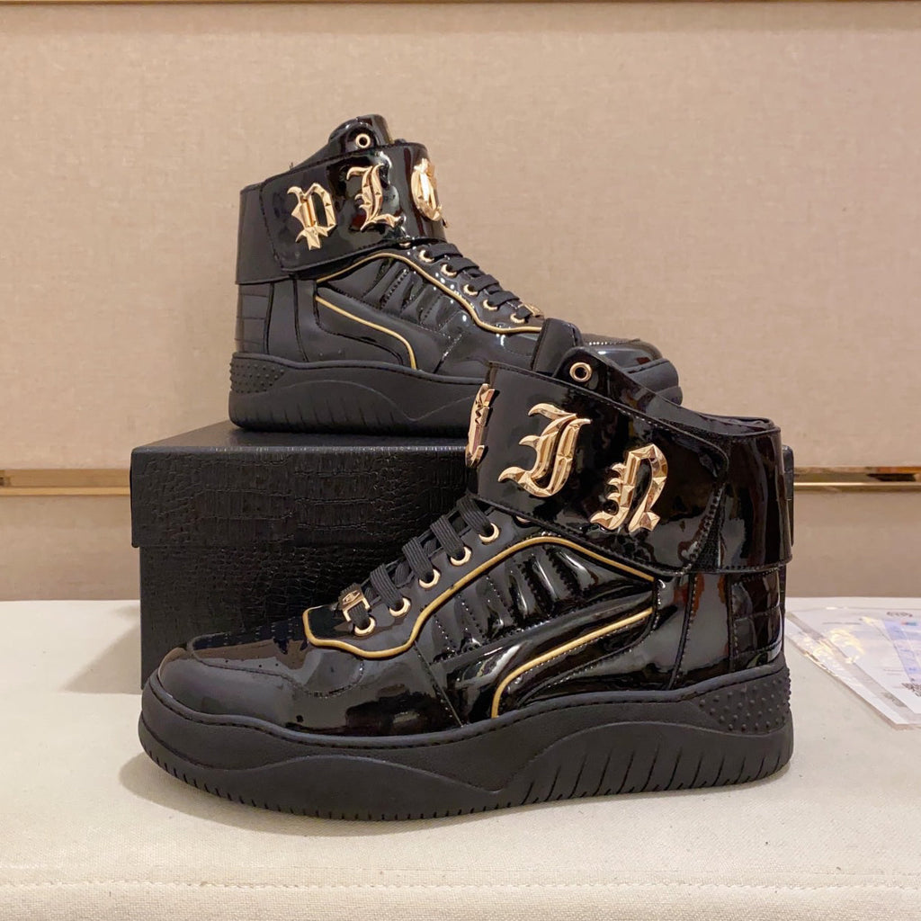 PP Black Casual Sneakers #78 | Men's Streetwear