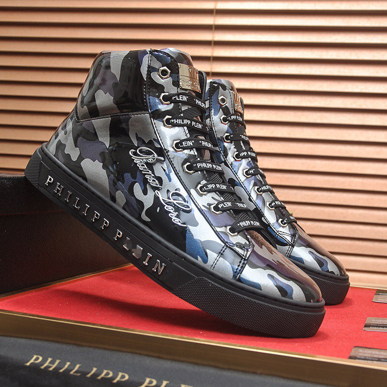 PP Black Casual Sneakers #73 | Men's Streetwear