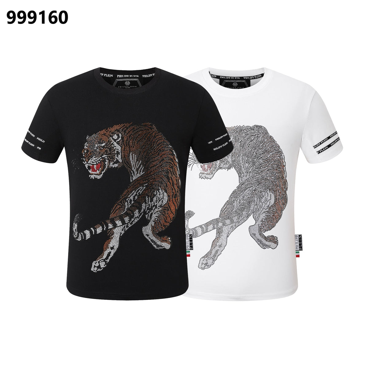 PP Black Cotton Street Style T-Shirt #81 | Men's Tee