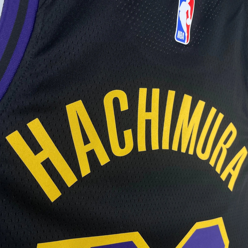 Rui Hachimura Los Angeles Lakers No.28 City Edition Jersey 2023-24 - View 3