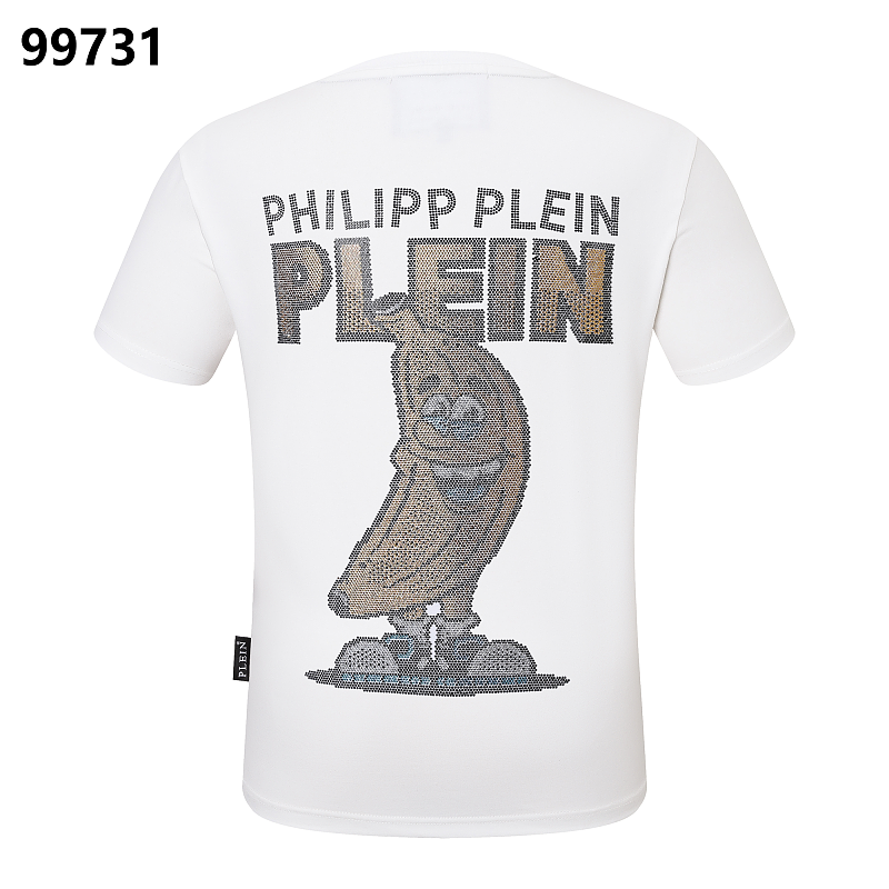 P**P Men's Gift Ready Logo Streetwear T-Shirt | Black White
