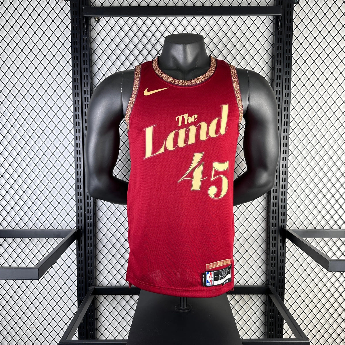 Donovan Mitchell Cleveland Cavaliers No.45 City Edition Jersey 2023-24 - View 7