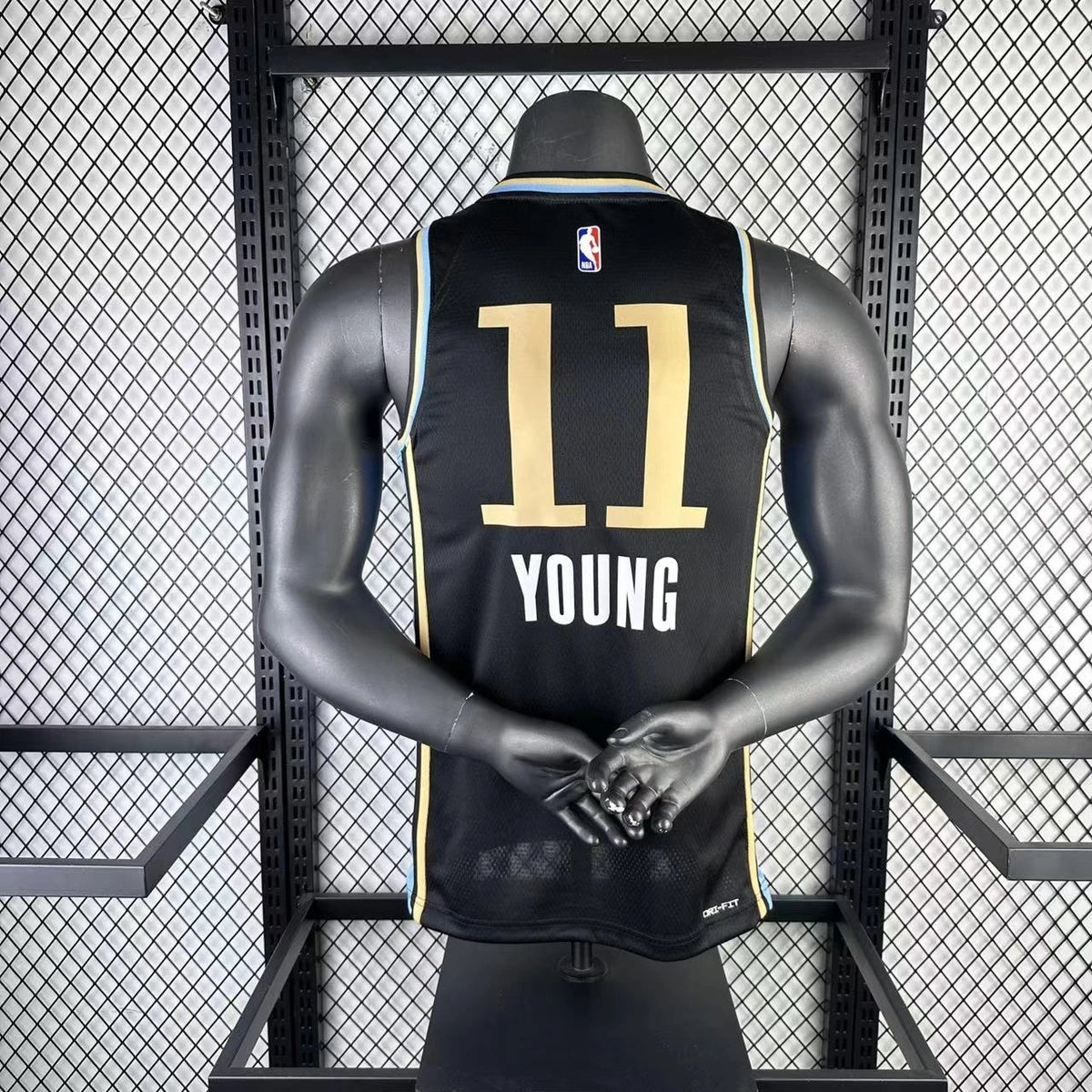 Trae Young Atlanta Hawks No.11 City Edition Jersey 2023-24 - View 11
