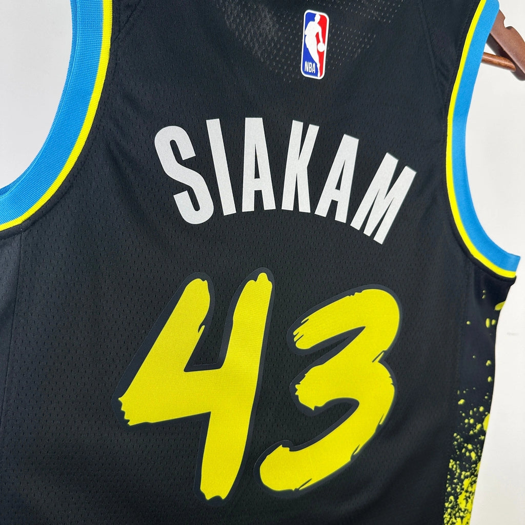 Pascal Siakam Indiana Pacers No.43 City Edition Jersey 2023-24 - View 4