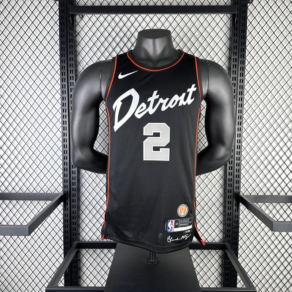 Cade Cunningham Detroit Pistons No.2 City Edition Jersey 2023-24 - View 11