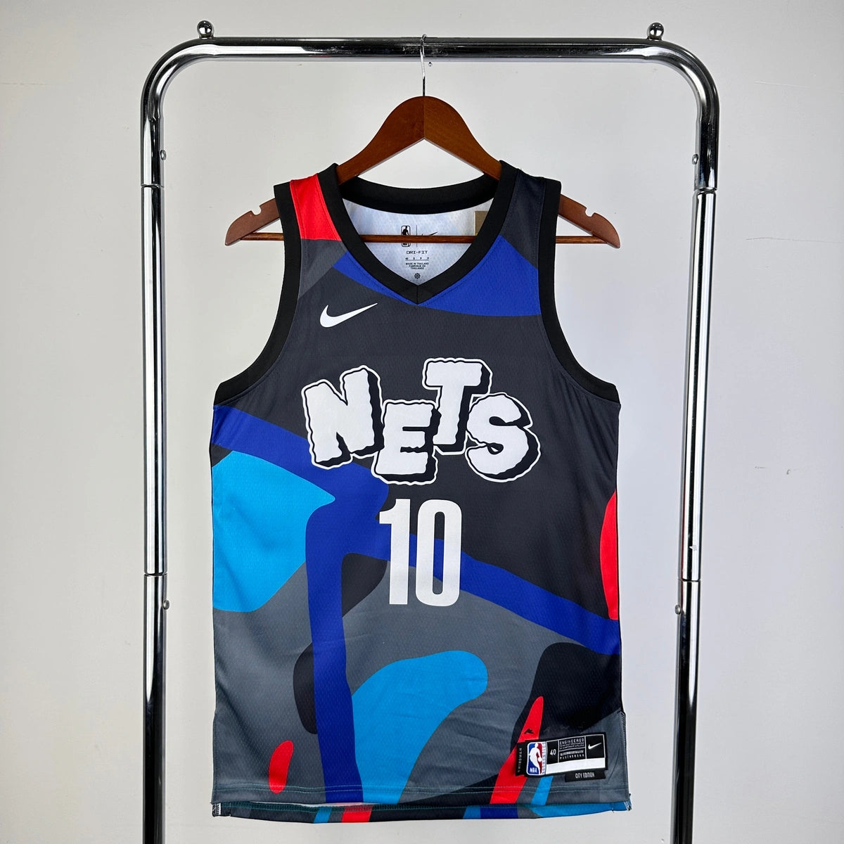 Anfernee Simons Brooklyn Nets No.10 City Edition Jersey 2023-24 - View 1