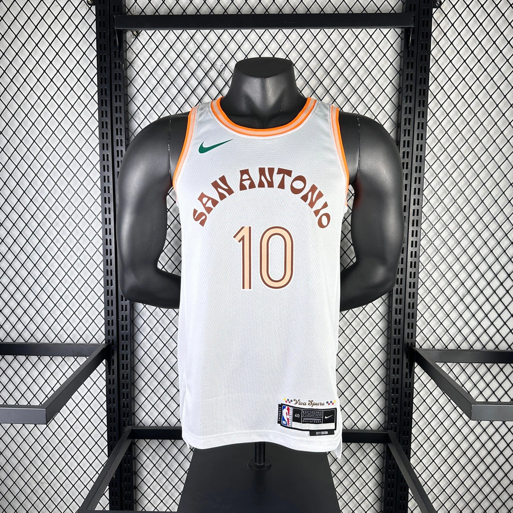 Jeremy Sochan San Antonio Spurs No.10 City Edition Jersey 2023-24 - View 11