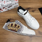White & Black Casual Sneakers #28 | Streetwear Shoes