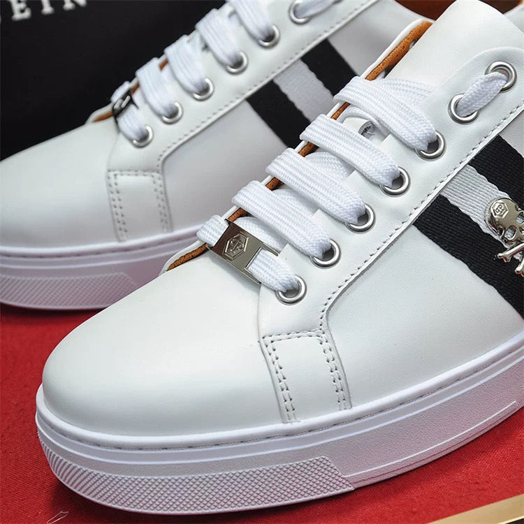 PP White Casual Sneakers #9539 | Men's Streetwear