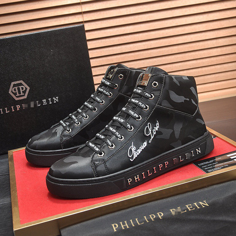 PP Black Casual Sneakers #73 | Men's Streetwear