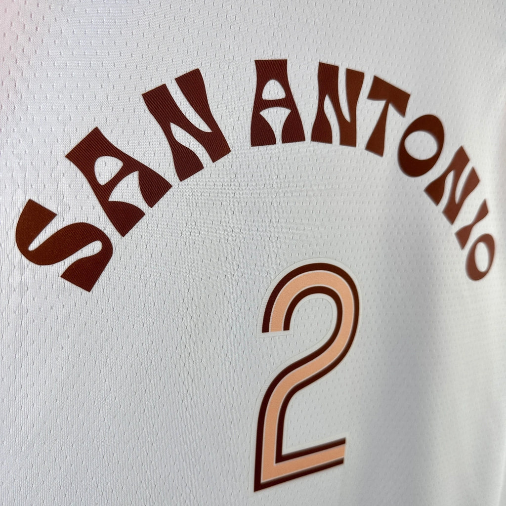 Kawhi Leonard San Antonio Spurs No.2 City Edition Jersey 2023-24 - View 7