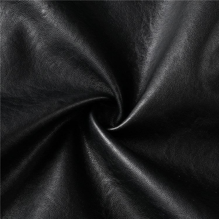 PP Black Leather Jacket #3 | Men's Streetwear