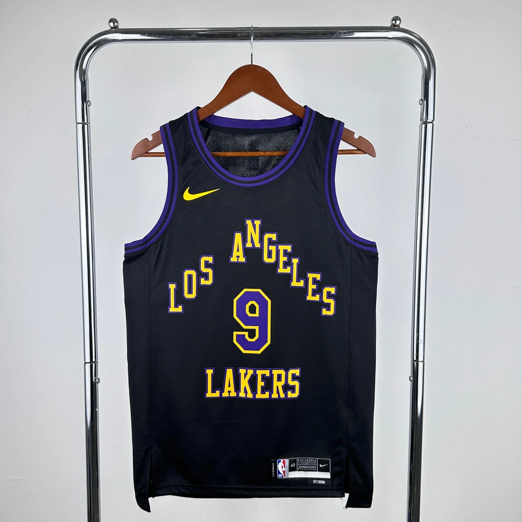 Bronny James Los Angeles Lakers No.9 City Edition Jersey 2025-26 - View 8