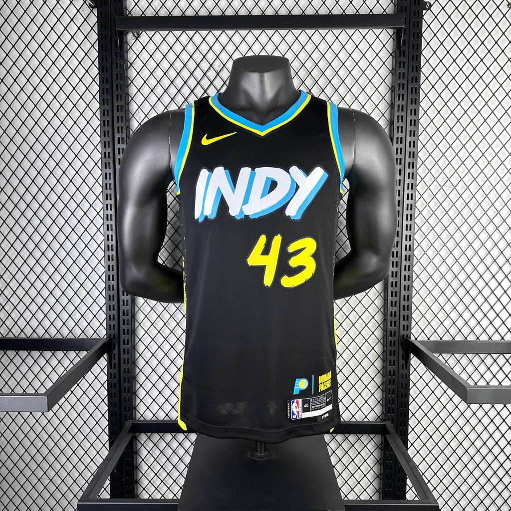Pascal Siakam Indiana Pacers No.43 City Edition Jersey 2023-24 - View 5