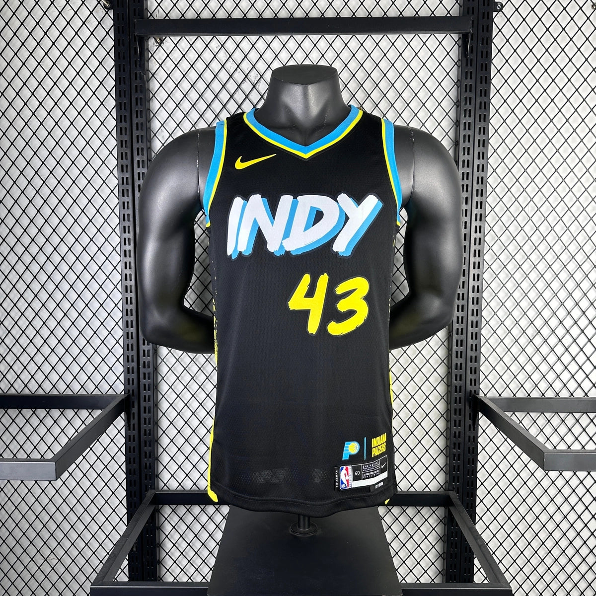 Pascal Siakam Indiana Pacers No.43 City Edition Jersey 2023-24 - View 5