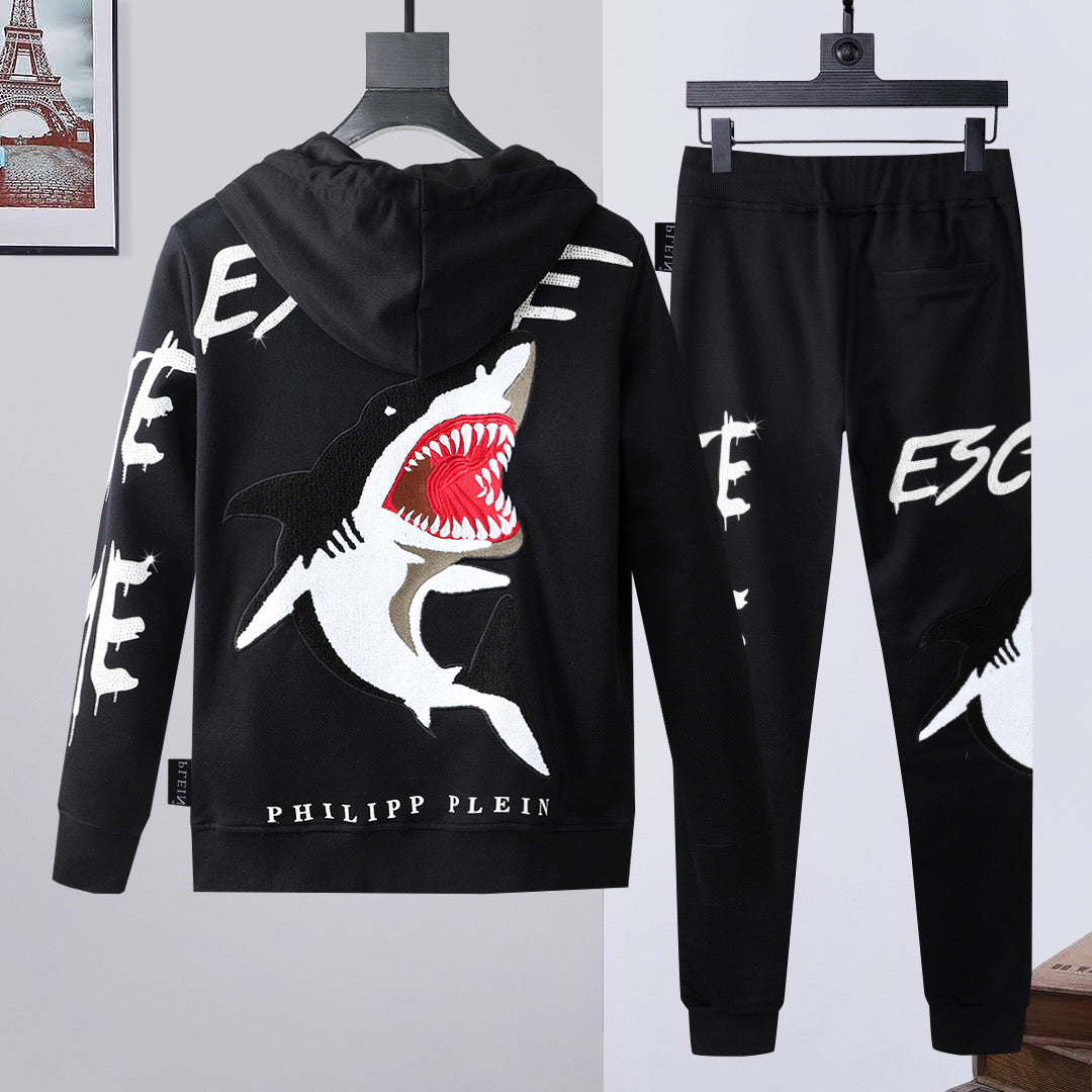 PP Black Tracksuit #12 | Men's Streetwear