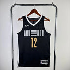 Ja Morant Memphis Grizzlies No.12 City Edition Jersey 2023-24 - View 10