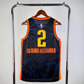 Shai Gilgeous-Alexander Oklahoma City Thunder No.2 City Edition Jersey 2023-24 - View 1