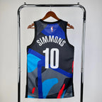 Anfernee Simons Brooklyn Nets No.10 City Edition Jersey 2023-24 - View 6