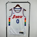 76ers FrontFull City Jersey in White — Hanging 001