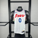 76ers FrontFull City Jersey in White — Mannequin 003
