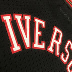 Allen Iverson Philadelphia 76ers No.3 Throwback Crop Top Women's Jersey  - View 11